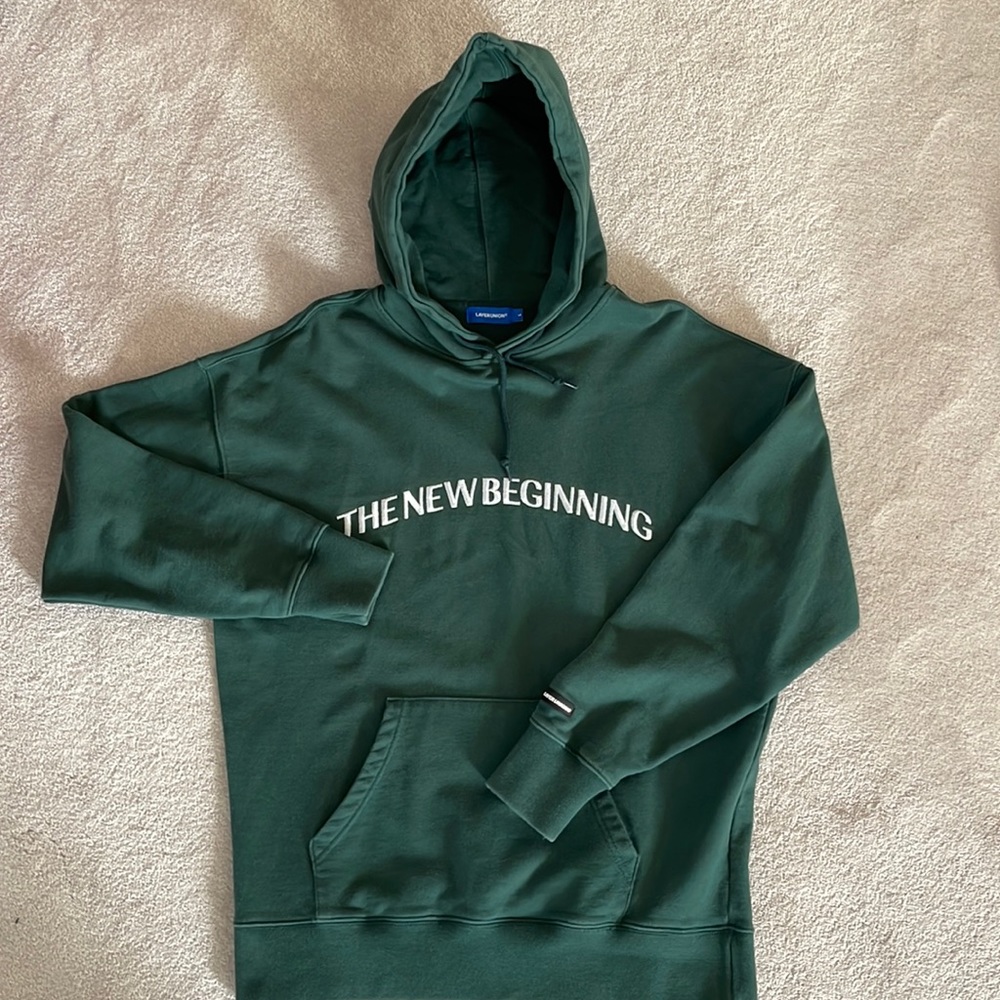 Layer Union green hoodie size L